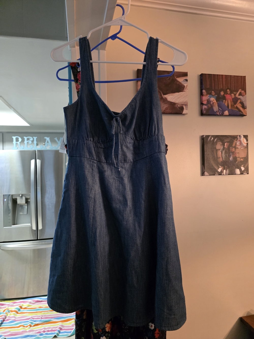 Old Navy Dark Blue Denim Mini Dress